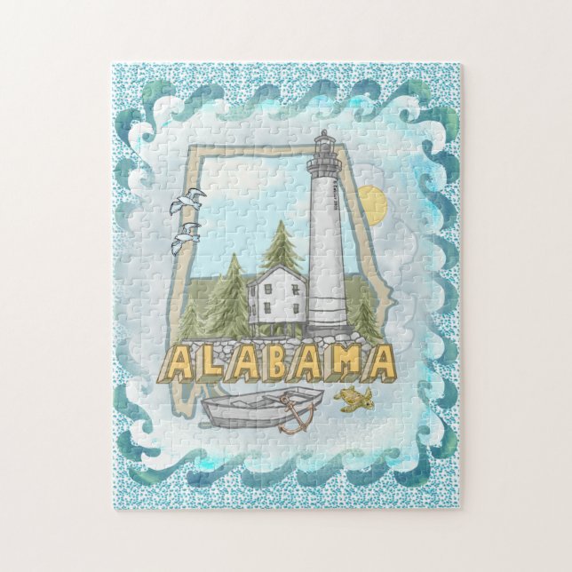 Puzzle Faro de Alabama (Vertical)