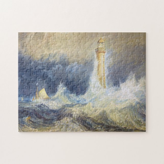Puzzle Faro de Bell Rock Joseph Mallord William Turner (Horizontal)