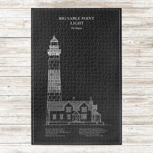 Puzzle Faro de Big Sable Point - Míchigan – PD