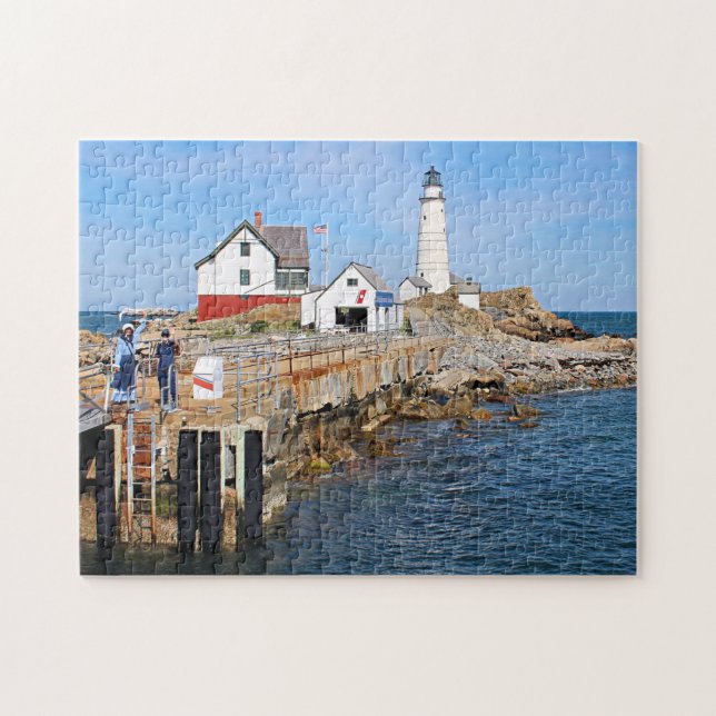 Puzzle Faro de Boston, Massachusetts (Horizontal)
