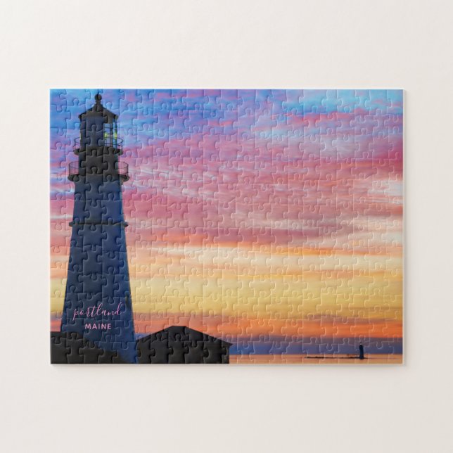 Puzzle Faro de cabeza de Portland del espectro Arcoiris S (Horizontal)