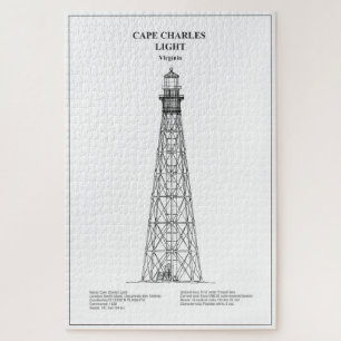 Puzzle Faro de Cape Charles - Virginia - BD