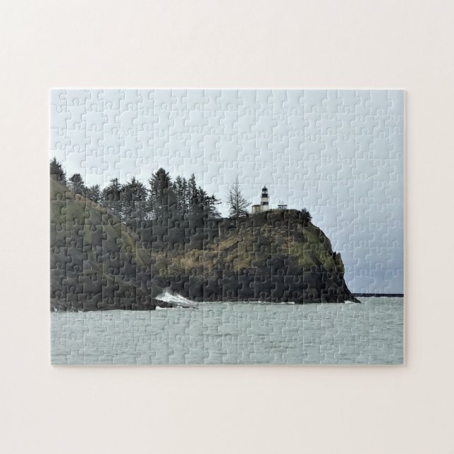 Puzzle Faro de Cape Disappointment, WA (Horizontal)