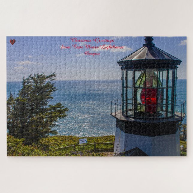 Puzzle Faro de Cape Mears Oregon.  (Horizontal)