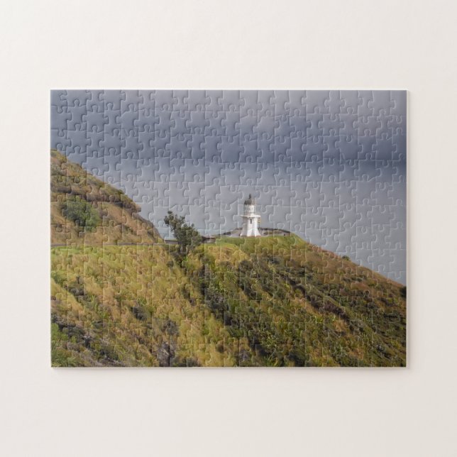 Puzzle Faro de Cape Reinga y Nueva Zelanda/Maori (Horizontal)