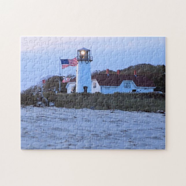Puzzle Faro de Chatham, Cape Cod Massachusetts (Horizontal)