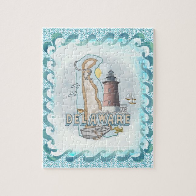 Puzzle Faro de Delaware (Vertical)