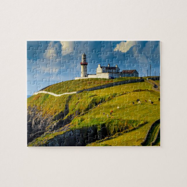 Puzzle Faro de Galley Head Rosscarbery Cork Irlanda. (Horizontal)