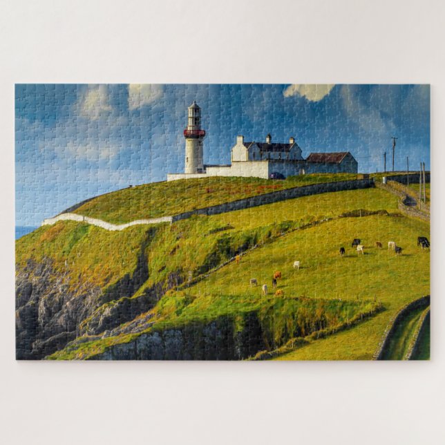 Puzzle Faro de Galley Head Rosscarbery Cork Irlanda. (Horizontal)