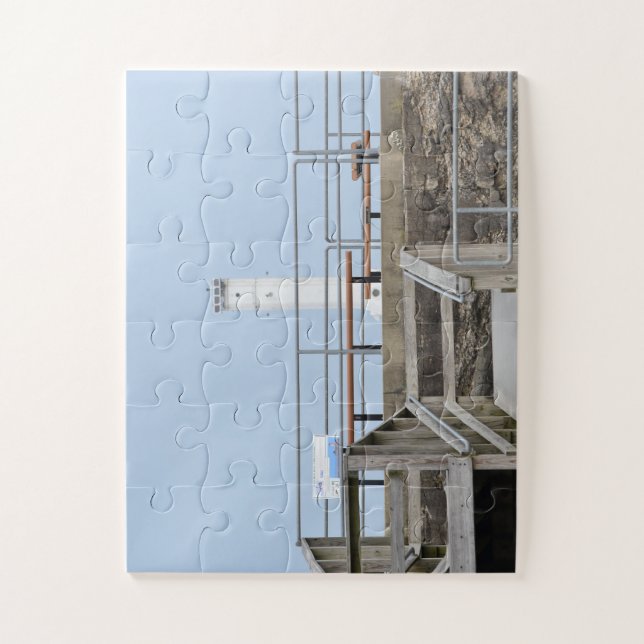 Puzzle Faro de Huron en un faro (Vertical)