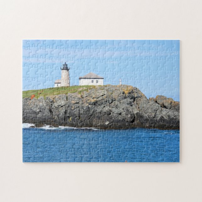 Puzzle Faro de la isla de Libby, Maine (Horizontal)