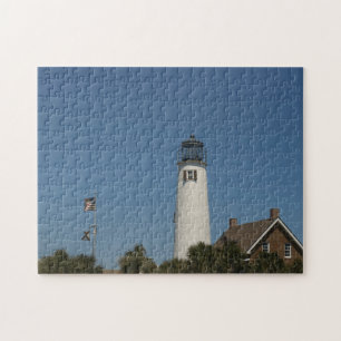 Puzzle Faro de la isla de St George en Eastpoint, Fl en u