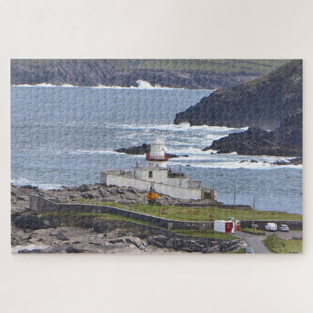 Puzzle Faro de la Isla de Valentia, Kerry, Irlanda 2 (Horizontal)