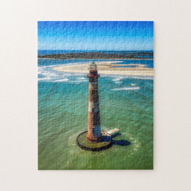 Puzzle Faro de la isla Morris (Carolina del Sur) (Vertical)