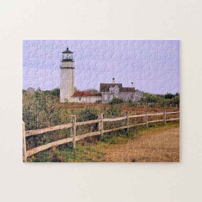 Puzzle Faro de la montaña, Cape Cod, Massachusetts (Horizontal)