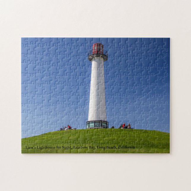 Puzzle Faro de los leones para Sight Long Beach Californi (Horizontal)