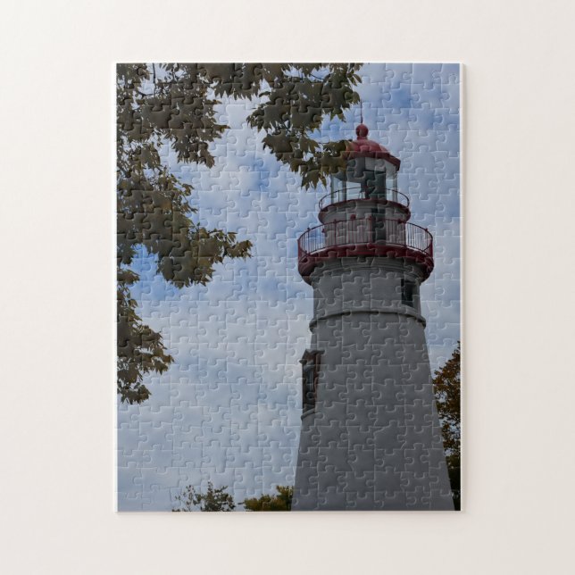 Puzzle Faro de Marblehead foto creada en un  (Vertical)