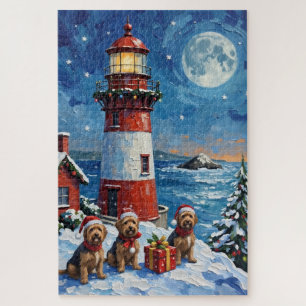 Puzzle Faro de Navidad Havanese Fiesta