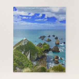 Puzzle Faro de Nugget Point Ahuriri Flat Nueva Zelanda