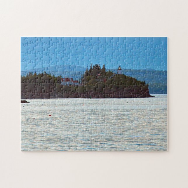 Puzzle Faro de Owls Head, Penobscot Bay Maine (Horizontal)