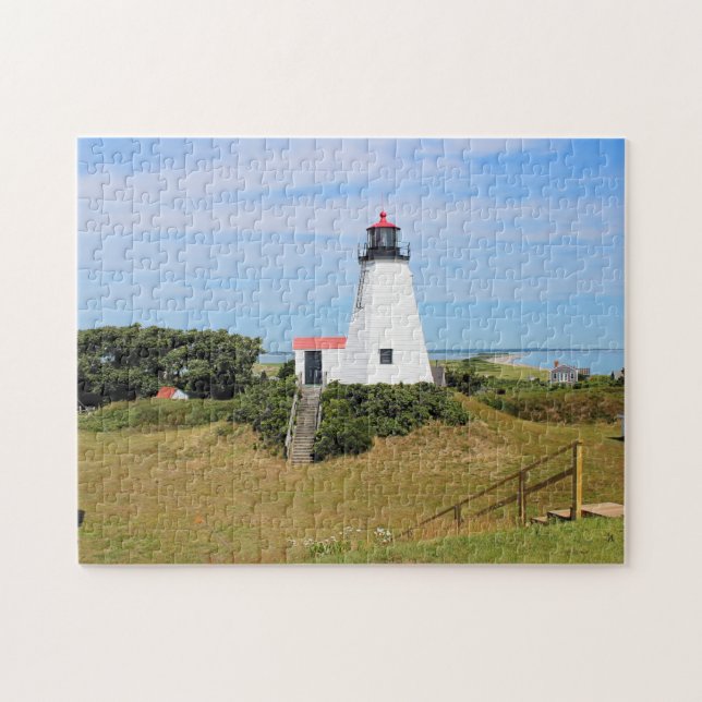 Puzzle Faro de Plymouth, Massachusetts (Horizontal)