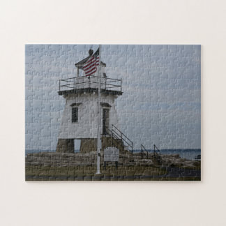 Puzzle Faro de Port Clinton creado como