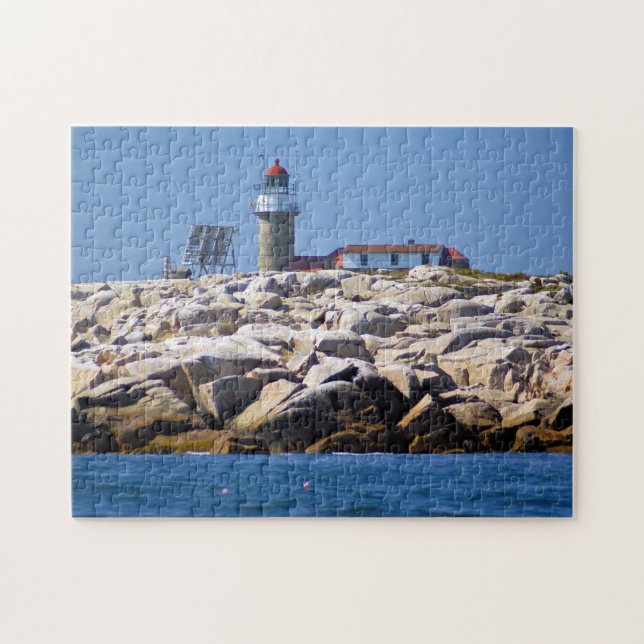 Puzzle Faro de Roca Matinicus, Maine (Horizontal)