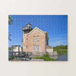 Puzzle Faro de Saugerties, el río Hudson Nueva York