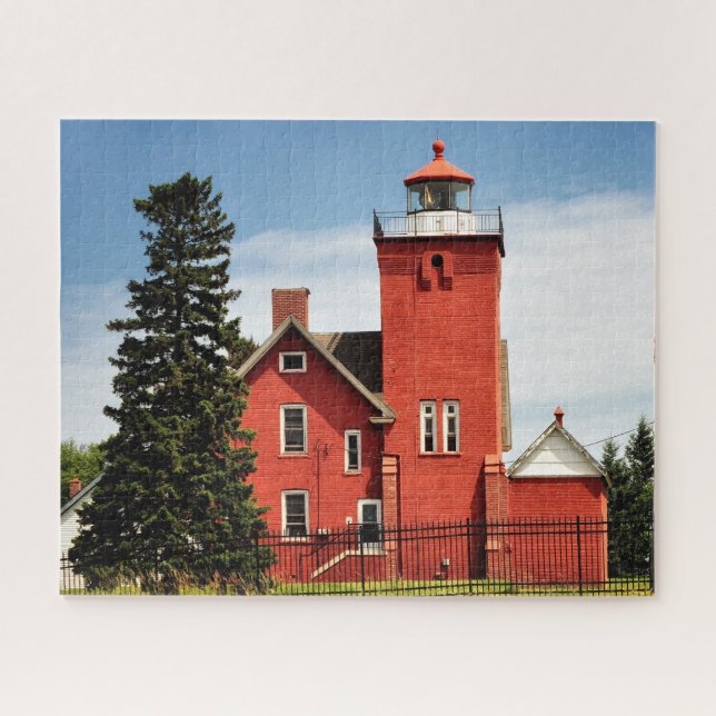Puzzle Faro de Two Harbors Minnesota (Horizontal)