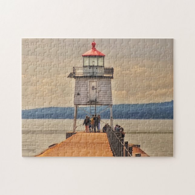 Puzzle Faro de Two Harbors Minnesota (Horizontal)