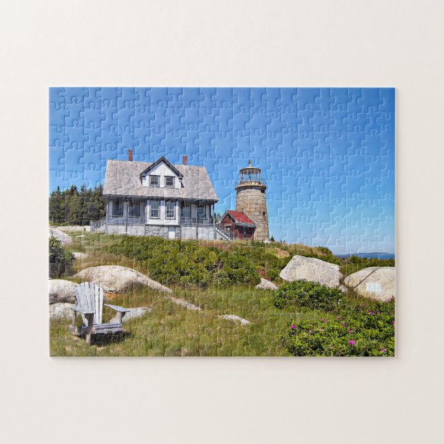 Puzzle Faro de Whitehead Island, Maine (Horizontal)