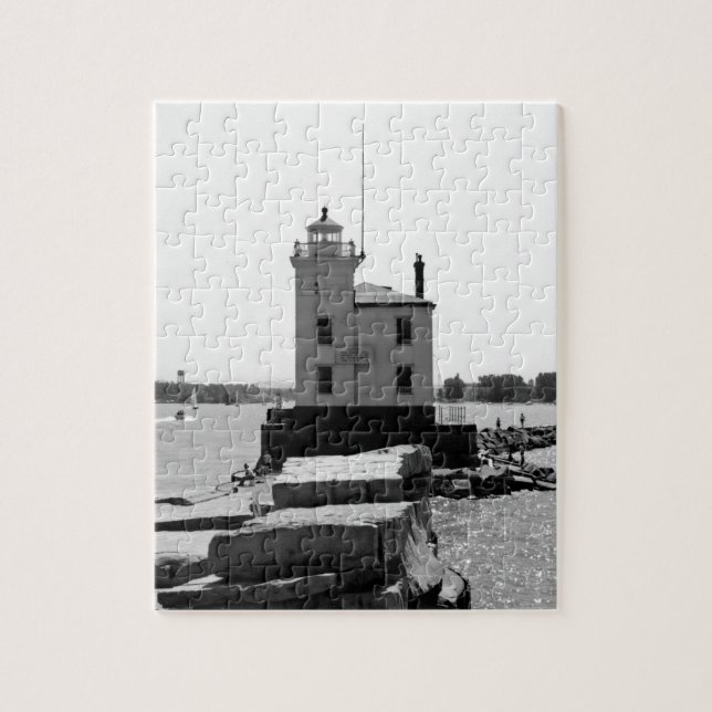 Puzzle Faro del Lago Erie (Vertical)