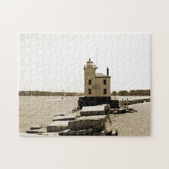 Puzzle Faro del Lago Erie (Horizontal)