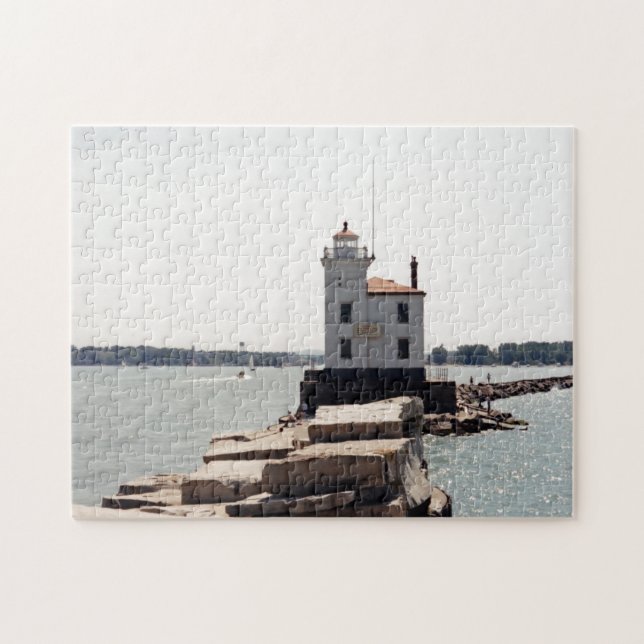 Puzzle Faro del lago Erie (Horizontal)