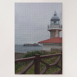 Puzzle Faro del paisaje en Suances Cantabria España