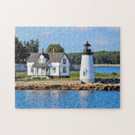 Puzzle Faro del puerto de la perspectiva, Maine