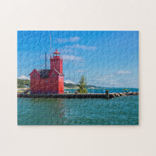 Puzzle Faro del puerto Holland
