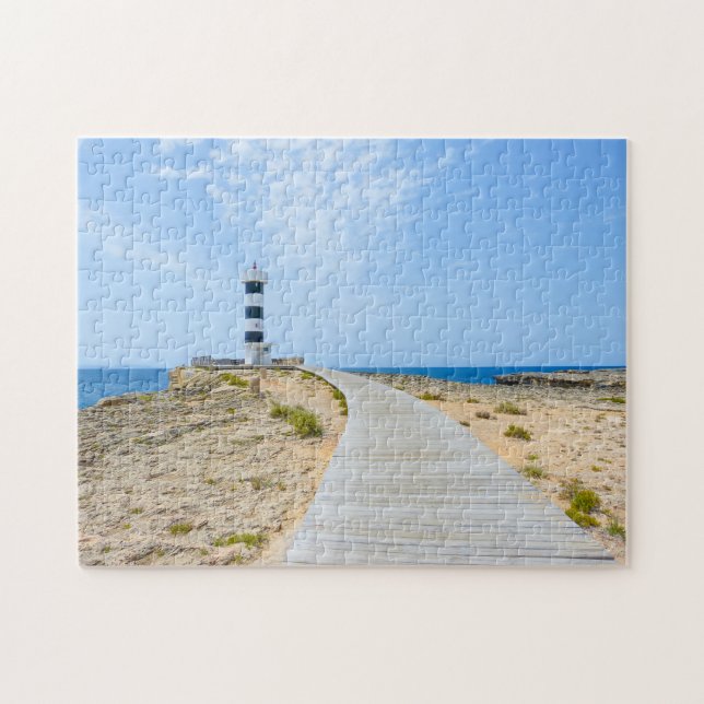 Puzzle Faro en el mar (Horizontal)