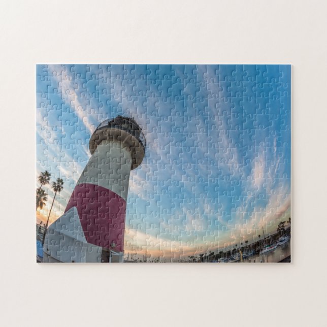 Puzzle Faro en el puerto de Oceanside (Horizontal)