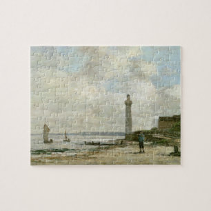 Puzzle Faro en Honfleur, 1864-66 (aceite en el panel)