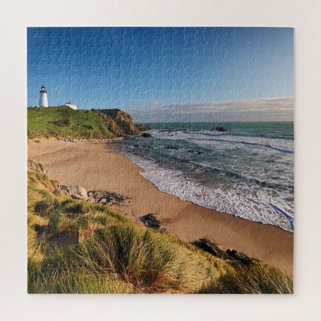 Puzzle Faro en la playa (Vertical)
