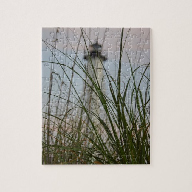 Puzzle Faro en la playa de Sawgrass - 8x10 - 110 pc (Vertical)