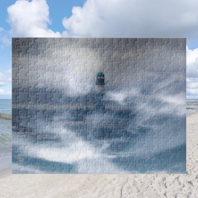 Puzzle Faro en la tormenta - Mar Báltico (Subido por el creador)