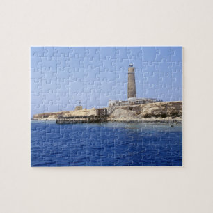 Puzzle Faro en las Islas Brother, Mar Rojo, Egipto