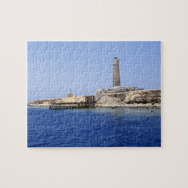 Puzzle Faro en las Islas Brother, Mar Rojo, Egipto (Horizontal)