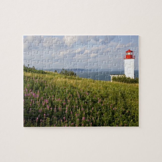 Puzzle Faro en St. Martins, Nuevo Brunswick, (Horizontal)