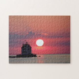 Puzzle Faro Escenario De Amanecer