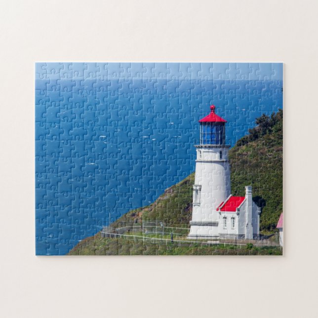 Puzzle Faro Heceta Head Cerca De Florencia (Horizontal)