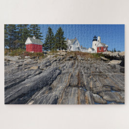 Puzzle Faro histórico de Pemaquid Point en Maine