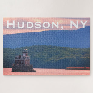Puzzle Faro Hudson Athens - Hudson City Light, NY